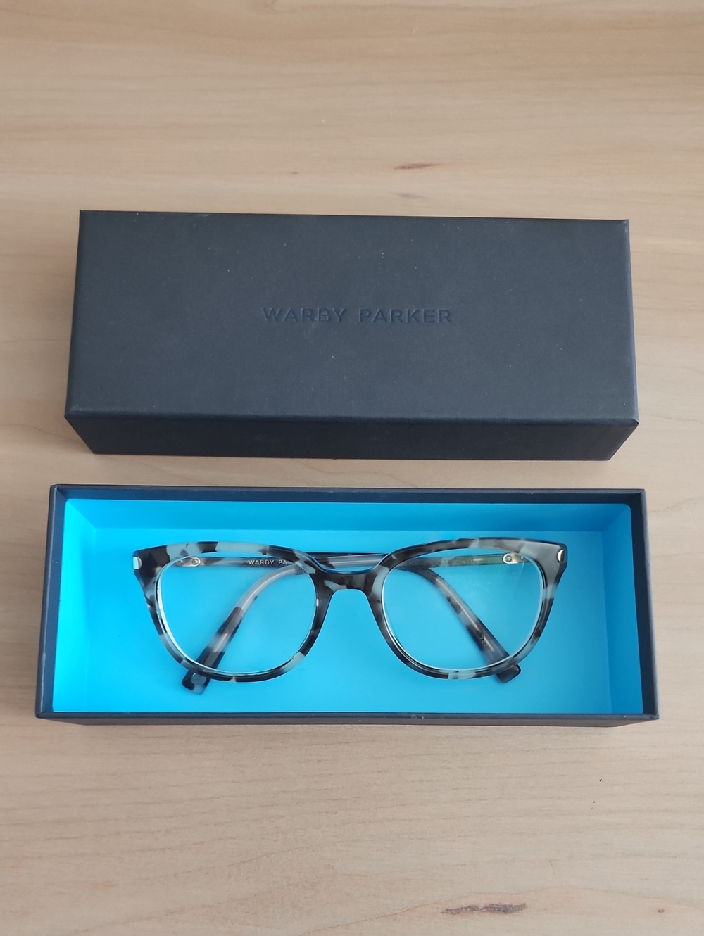 Warby Parker Maeve Blush Tortoiseshell Cat-Eye Glasses